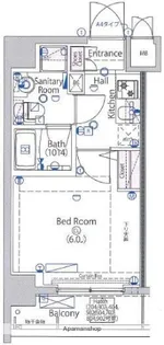 ラヴェニール東神奈川【7階】の間取り