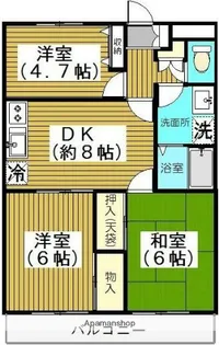 セミーランドヒル【2階】の間取り