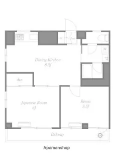 KRマンション【3階】の間取り