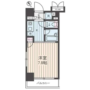 ヴェルステージ関内【4階】の間取り