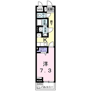 ヴァリ ブリエ【2階】の間取り