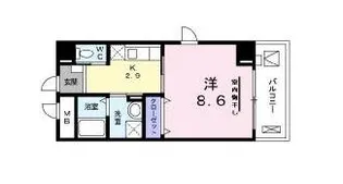 グラン サージュ コヤス【2階】の間取り