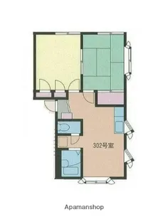 ブルーグレイス能見台【3階】の間取り