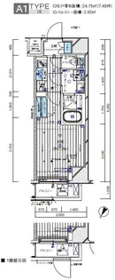 メインステージ横濱伊勢佐木Ⅲ【8階】の間取り