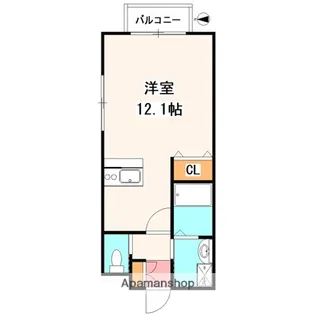 ブリティッシュ・ワン【2階】の間取り