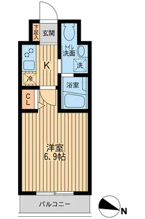 HF関内レジデンス【13階】の間取り