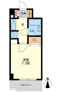 デイム橋本【4階】の間取り
