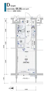 メインステージ横浜【4階】の間取り