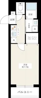 ハーモニーレジデンス東京サウスゲート【4階】の間取り