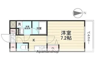 AZEST川崎大師Ⅱ【7階】の間取り