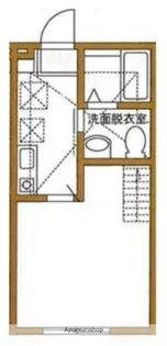 ハーミットクラブハウスマローネB棟【2階】の間取り