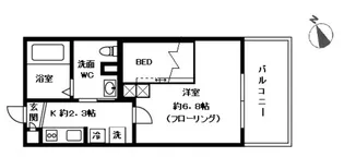 テルトル・ルージュⅢ【3階】の間取り