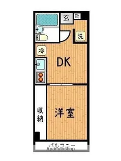 ハイツリヴァ・スター【4階】の間取り