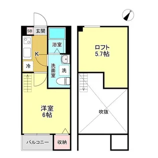 BUENA VIDA【1階】の間取り