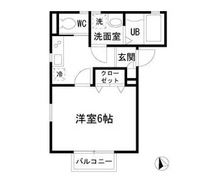 メープルハウス【1階】の間取り