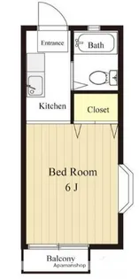 ハイツ幸来【2階】の間取り