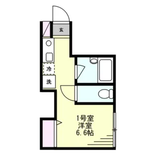 ベイルーム吉野町【3階】の間取り