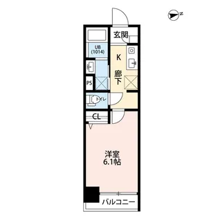 アムールサンヴィレッジ31【1階】の間取り