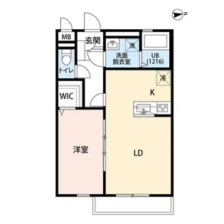 CLAIR都筑【1階】の間取り