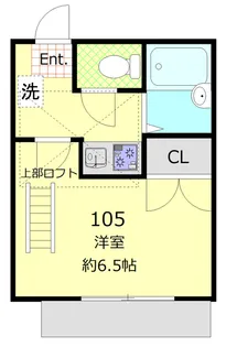 ブルースカイ上大岡(ブルースカイカミオオオカ)【1階】の間取り