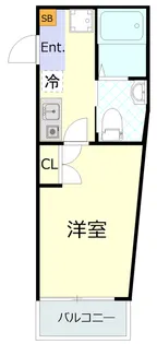 ヴィシェット大倉山【3階】の間取り