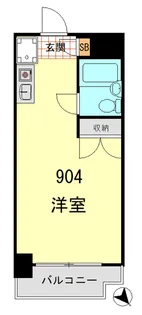 トップ川崎第5【9階】の間取り