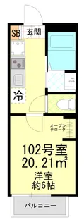 ラテ横浜【1階】の間取り