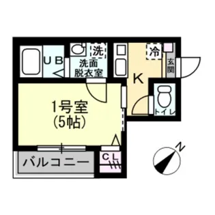 SEAREX横須賀中央【1階】の間取り