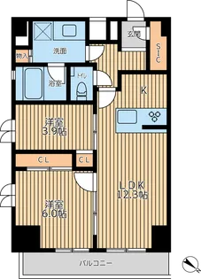 CITYLUXYOKOHAMA【10階】の間取り