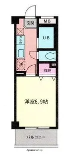 シャトーアフリート【3階】の間取り