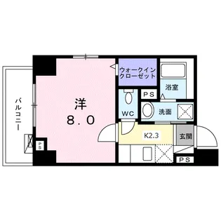 リバブルK【7階】の間取り