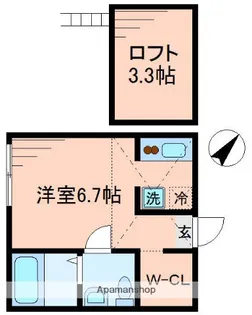 チャーリーハウス【2階】の間取り