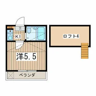 サーフ松風町【1階】の間取り