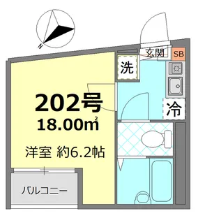 メゾンたくづの【2階】の間取り