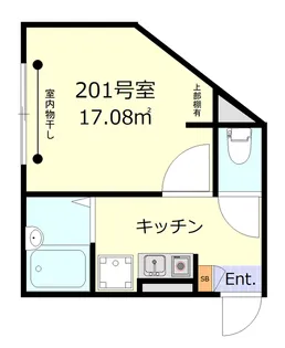 ボンボニエール池上【2階】の間取り