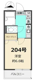 コンフォート由比ヶ浜【2階】の間取り