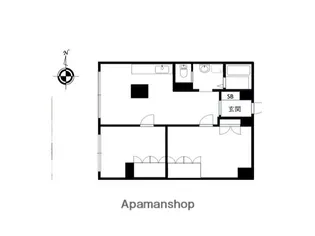 第二ニュー野毛山マンション【3階】の間取り
