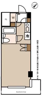 ウィンベルソロ横浜阪東橋壱号館【4階】の間取り