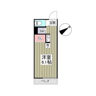 スリーパインズ【1階】の間取り