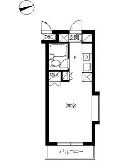 スカイコート横浜石川町【101号室号室】の間取り