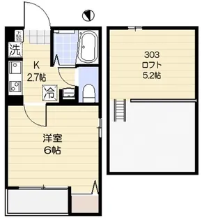 エクセラン下丸子【3階】の間取り