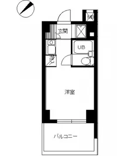 シティマンションオリエント伊勢佐木町【208号室号室】の間取り