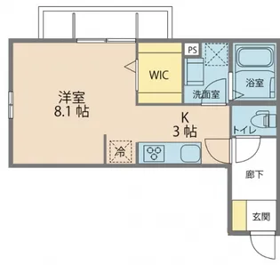 マオパレス愛甲石田【202号室号室】の間取り
