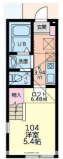 プライム緑ケ丘【1階】の間取り