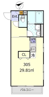スピカハイツ上大岡【3階】の間取り