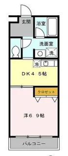 デルニエ【1階】の間取り