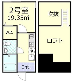 アンダンテ鶴ヶ峰【1階】の間取り