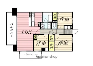 HF辻堂レジデンス【5階】の間取り