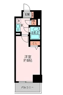 アドリーム横浜初音【7階】の間取り