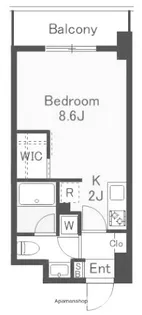 クレド新横浜【6階】の間取り